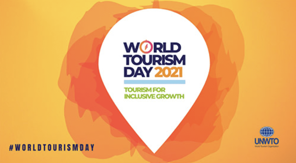 logo for world tourism day 2021