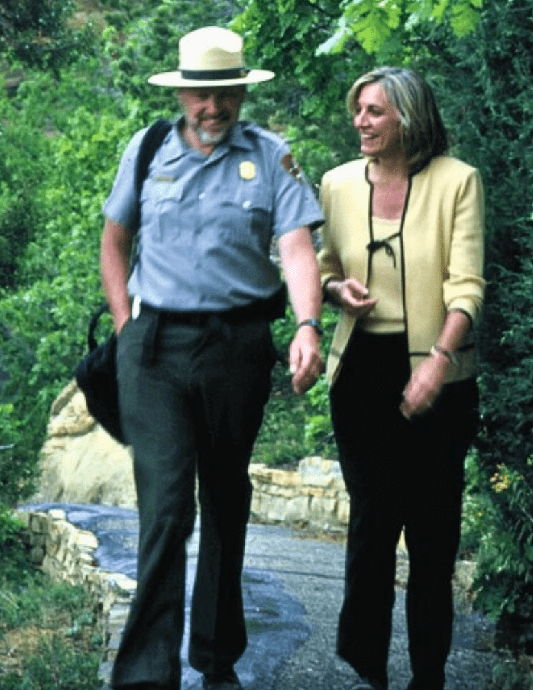 robin tauck with a park ranger tauck family foundation